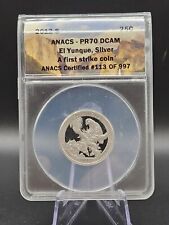 Cuarto de plata ANACS PR70 DCAM 2012-S El Yunque 1st Strike #113 de 997 segunda mano  Embacar hacia Argentina