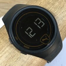 Relógio quadrado esportivo masculino Puma digital pulseira de borracha preta quartzo comprar usado  Enviando para Brazil
