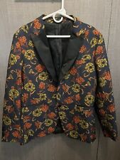 Usado, Blazer Zara Masculino Brocado Floral Tamanho 44 comprar usado  Enviando para Brazil