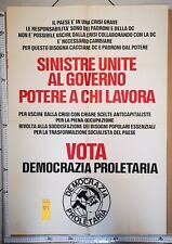 Manifesto politica democrazia usato  Viterbo