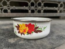 Vintage Ancien Rare Floral Porcelaine Émail Bol / Pot (S) comprar usado  Enviando para Brazil