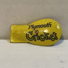 Plymouth cricket metal for sale  Wichita