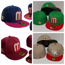 Boné de beisebol masculino México chapéu ajustado nacional mundial aba plana boné de sol comprar usado  Enviando para Brazil