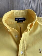 Camicia gialla ralph usato  Piove Di Sacco
