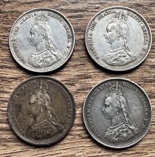 Victoria silver shillings for sale  MANCHESTER