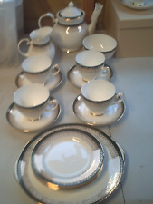 ROYAL GRAFTON GREEN MAJESTIC 16 PIECE TEA SET for sale  Shipping to South Africa