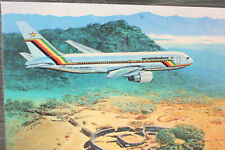 Postcard Airliner Postcard Airplane AIR ZIMBABWE B.767 airline issue for sale  Shipping to South Africa