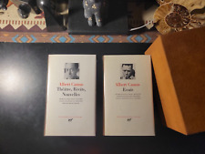 Albert Camus - Ensayos (Ensayos) y Nouvelles (Novelas) en funda de fieltro - 1965 segunda mano  Embacar hacia Argentina
