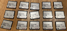 Tarjeta de memoria SanDisk Extreme PRO 256 GB CFast 2.0 - usada pero bonita / viene con estuche segunda mano  Embacar hacia Argentina