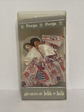 Usado, HTF Vintage Mini Vestido de Boneca FURGA Para Bonecas Meninas 7" Itália No Pacote comprar usado  Enviando para Brazil