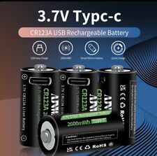 Batería recargable tipo c USB 2600mWh CR123A 3.7V 16340 CAPACIDAD REAL segunda mano  Embacar hacia Argentina