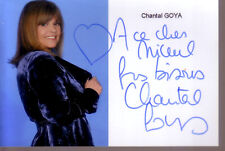 Chantal goya autographe d'occasion  Niort