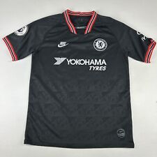 Camiseta deportiva Nike Chelsea FC 2019/2020 negra roja para hombre mediana solano #10 segunda mano  Embacar hacia Mexico