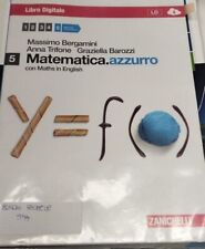 Matematica.azzurro vol. zanich usato  Lumezzane