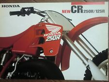 1989 honda   CR250R  CR125R  Brochure  from JAPAN    CR250 R 89 cr, used for sale  Shipping to South Africa