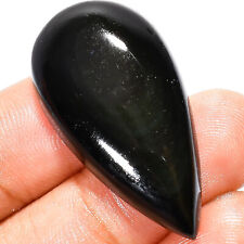 Rainbow Eye Obsidian Pear Shape Cabochon Loose Gemstone 29 Ct. 35X18X7 mm X-3380 for sale  Shipping to South Africa