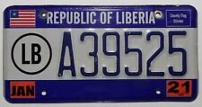 Nummernschild republic liberia gebraucht kaufen  Geislar