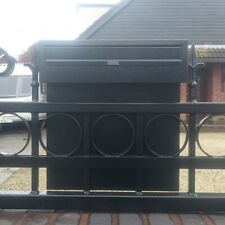 Used, Rear Access Post Box for Gates and Fences Outdoor W3 in Black - Grade B for sale  Shipping to South Africa