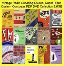 Vintage Radio Servicing Repair Guides EBooks, Rider Custom Collection, PDF DVD ! for sale  Shipping to South Africa