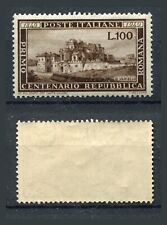 Italia 1949 100 usato  San Giuliano Milanese