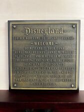 Wooden disneyland plaque for sale  Kissimmee