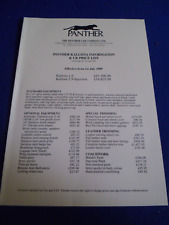 Panther kallista price for sale  FRODSHAM