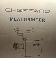 Used, Electric Meat Grinder, CHEFFANO Stainless Steel Meat Mincer Sausage Stuffer for sale  Clinton