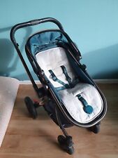 Teal Colour Mothercare Orb 360 Pram with raincover for sale  HORLEY