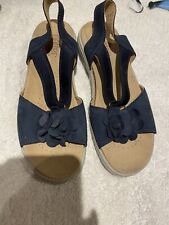 Navy sandals size for sale  BOLTON