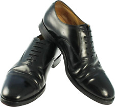 Black Oxford Shoes Lace Up Wedding Black Tie Evening Suit Shoe Formal Mens UK for sale  Shipping to South Africa