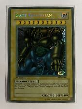 Yugioh Gate Guardian Metal Raiders MRD-000 1st Edition Secret Rare Faded for sale  Shipping to South Africa