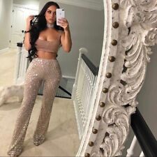 carli bybel x missguided embellished trousers Size 6 for sale  Shipping to South Africa