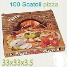 Scatole pizza 33x33x3 usato  Nocera Inferiore
