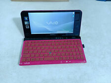 Sony Vaio VGN UMPC VPCP119KJ Z530 1.60GHz 64GB SSD 2GB CAM WIFI WIN 7 ROSA QUENTE comprar usado  Enviando para Brazil