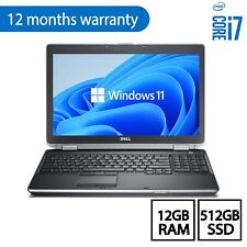 Computadora portátil Dell Latitude 15" Core i7 12 GB RAM 512 GB SSD Windows 11 OFERTA segunda mano  Embacar hacia Argentina