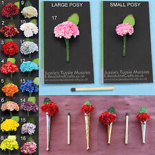 1 POSE DE FLOR: Flores Tussie Mussie para uso em broche/pino de lapela "Poirot" comprar usado  Enviando para Brazil
