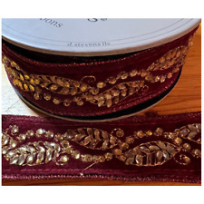 burgundy ribbon for sale  Cle Elum