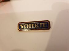 Yorkie enamel badge for sale  NEWPORT