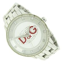 D&G reloj de pulsera para mujeres cristal DW0144 acero inoxidable rojo 3ATM Dolce Gabbana B nuevo S125 segunda mano  Embacar hacia Argentina