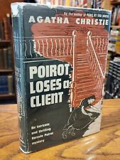 vintage 1944 capa dura Agatha Christie Poirot perde um cliente com jaqueta de pó comprar usado  Enviando para Brazil