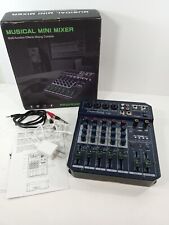 Console de mixagem Depusheng T6 interface de áudio mini mixer efeitos multifuncionais comprar usado  Enviando para Brazil