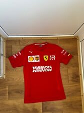 Used, FERRARI 2019 RACING TEAM CREW PIT POLO SHIRT JERSEY PUMA ALONSO MASSA F1 MEN  M for sale  Shipping to South Africa