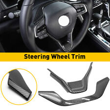 Carbon Fiber Style Steering Wheel Frame Cover Trim For 2018-22 Honda Accord EXD for sale  Shipping to South Africa