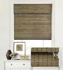 No Tools No Drill Cordless Bamboo Roman Shades, Privacy, Roll u 35 x 64" FREE SH for sale  Shipping to South Africa
