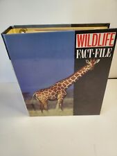 Vintage 90s Wildlife Fact-File Cards and Binder 100+ Animals Ecosystem Education for sale  Fruithurst