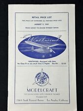 Kit de avión modelocraft 1941 vintage catálogo minorista **Toma una L@@K** Envío gratuito segunda mano  Embacar hacia Argentina