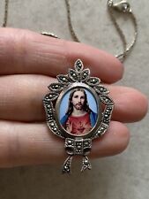 Sterling silver jesus usato  Torino