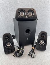 Logitech Z506 5.1 Surround Sound Speaker System with Subwoofer Right Left Center, used for sale  Shipping to South Africa