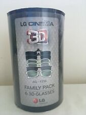 LG Cinema 3D Glasses AG-F216 6 Pack  6 total opened box for sale  Shipping to South Africa