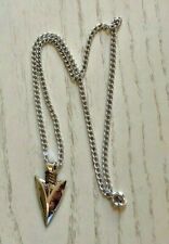 Arrow necklace silver for sale  San Diego